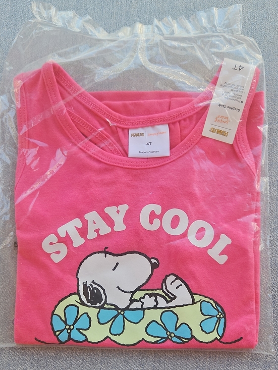 jumping beans Other - Jumping Beans Peanuts Stay Cool Snoopy Racer Back Tank Top